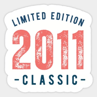 2011 Limited Edition Birthday Shirt Sticker